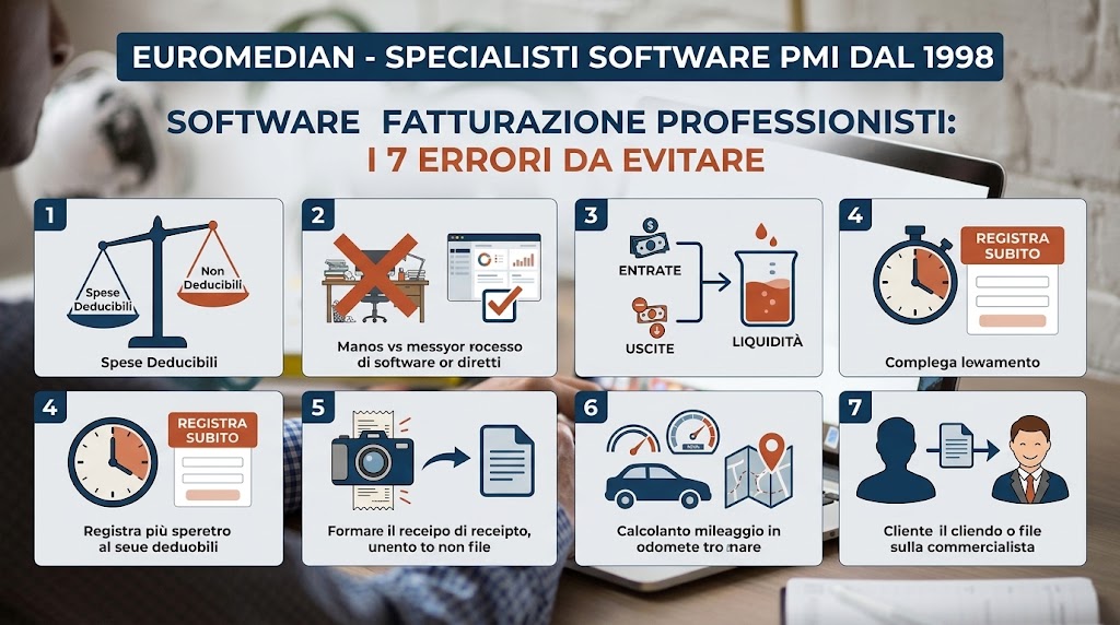 7 errori scelta software fatturazione professionisti
