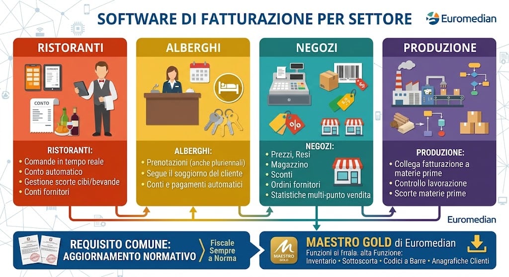 software gestionali specifici per settore Euromedian