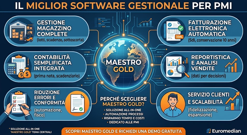 maestro gold il miglior software gestionale per pmi