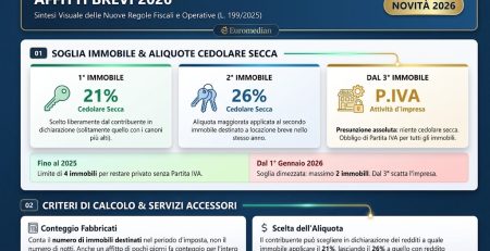infografica delle novità 2026 sugli affitti brevi