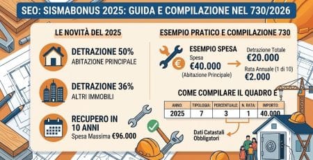 sisma bonus 2025 esempio pratico